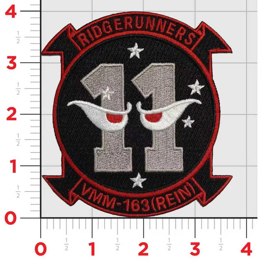 Official VMM-163 Ridge Runners REIN 11th MEU Patch