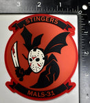 Official MALS-31 Stingers Halloween PVC Patch