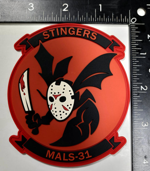 Official MALS-31 Stingers Halloween PVC Patch
