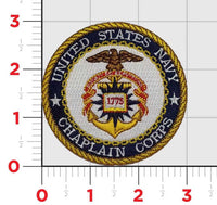 Officially Licensed US Navy Chaplain Corps Shoulder Patch