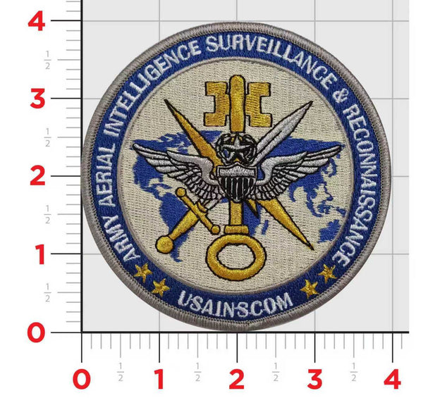 Official US Army USAINSCOM Aerial Intelligence Surveillance & Reconnaissance Patch