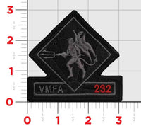 Official VMFA-232 Red Devils Japan Blackout Patches