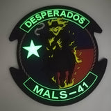 Official MALS-41 Desperados PVC Glow Friday Patch