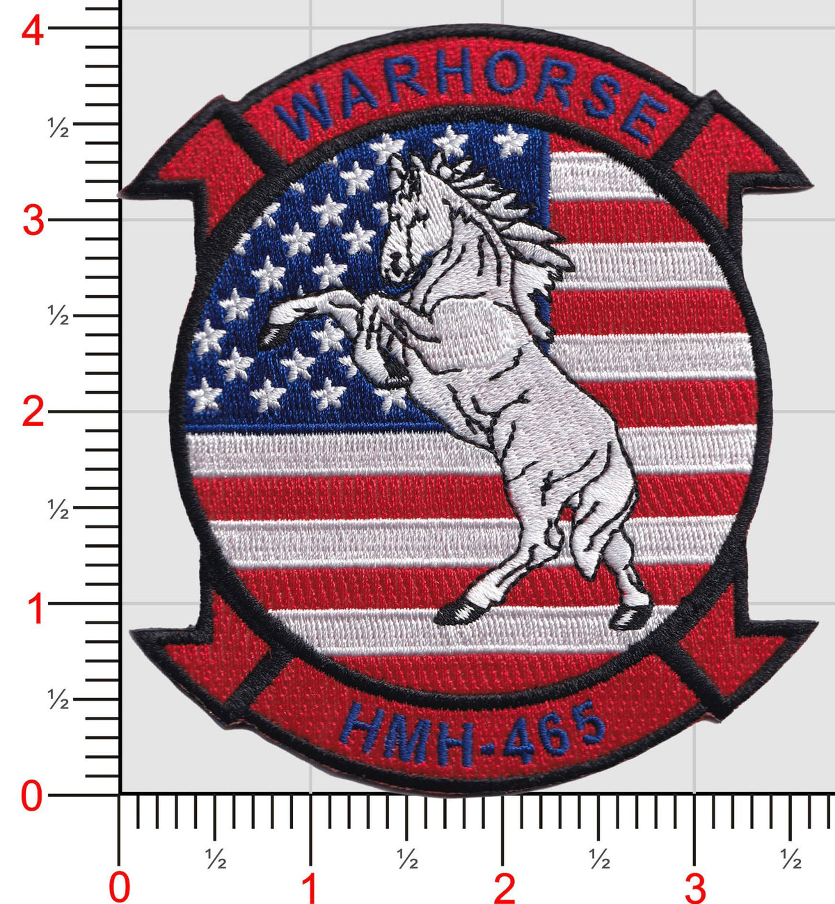 465 Patch Official HMH-465 Warhorse 4th of July Squadron Patch – MarinePatches ...