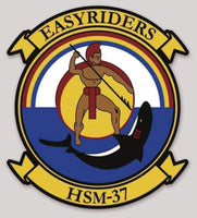 Officially Licensed US Navy HSM-37 Easyriders Sticker