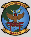 Officially Licensed USMC MASS-2 Marine Aviation Support Squadron Pacific Vagabond Sticker