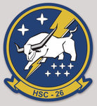 Officially Licensed US Navy HSC-26 Chargers Sticker