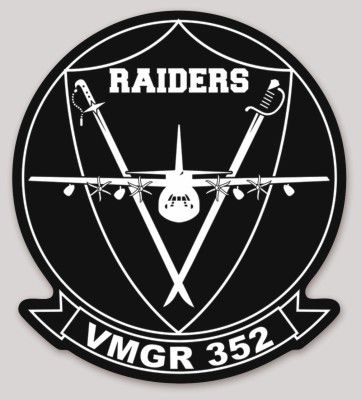 Officially Licensed USMC VMGR-352 Raiders 2025 Squadron Sticker