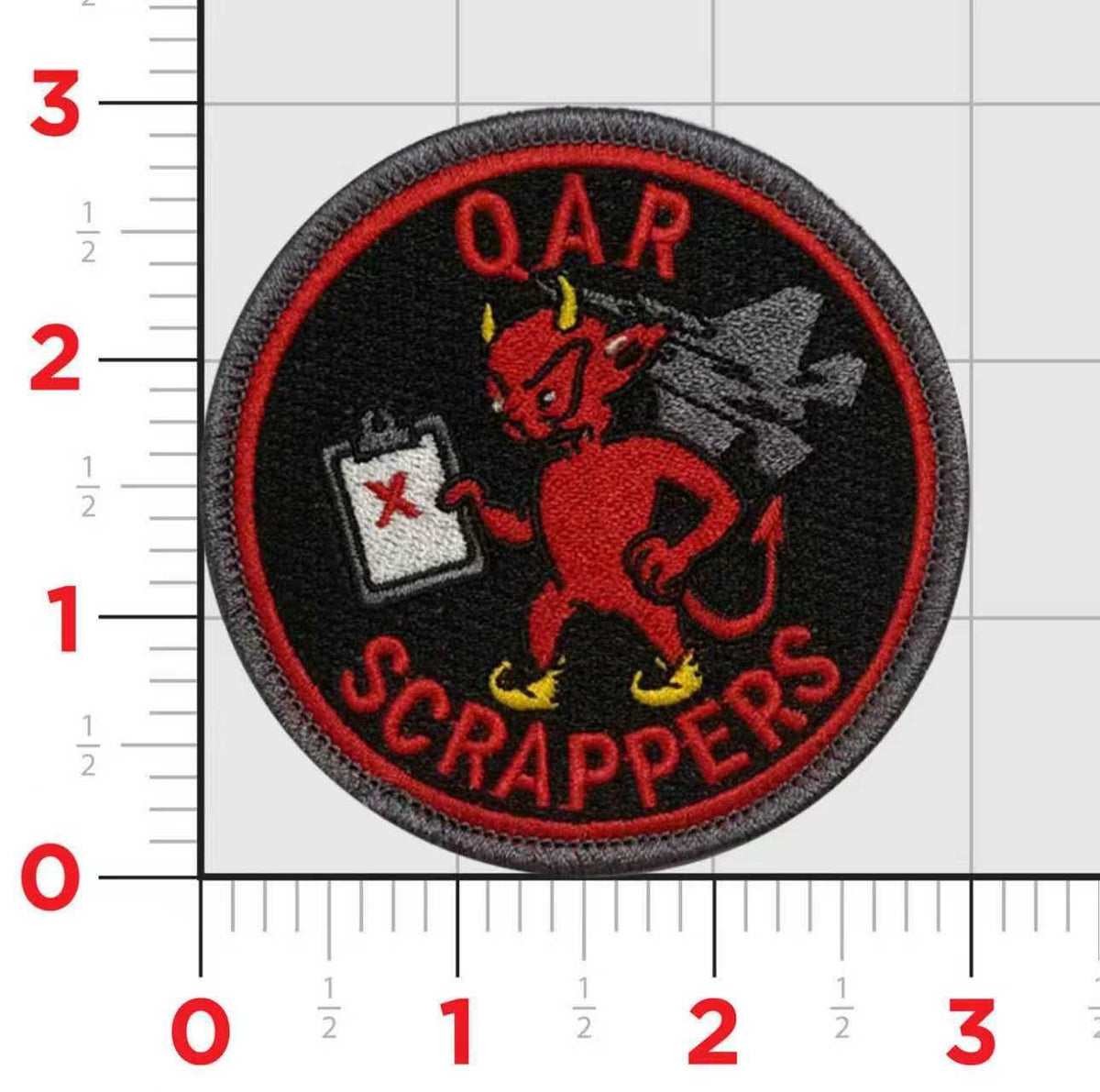 Official VMFA-533 Hawks QAR Scrappers Shoulder Patch