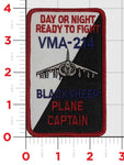 Official VMA-214 Blacksheep Plane Captain Patch