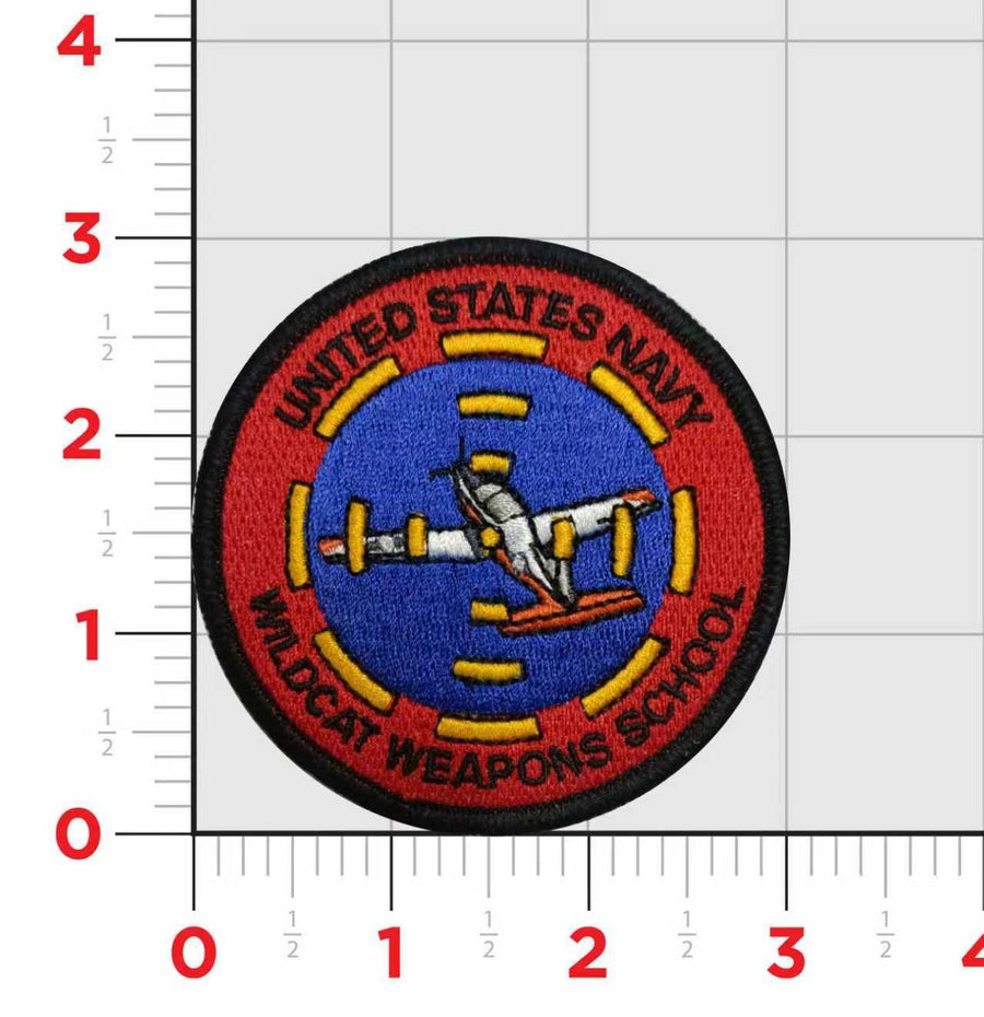 Official VT-10 Wildcat Weapons School T-6 Texan Top Gun Shoulder Patch