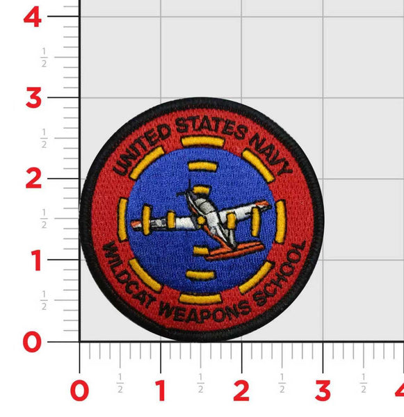 Official VT-10 Wildcat Weapons School T-6 Texan Top Gun Shoulder Patch