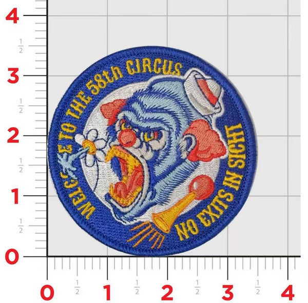Official USAF 58th Fighter Squadron Circus Patch