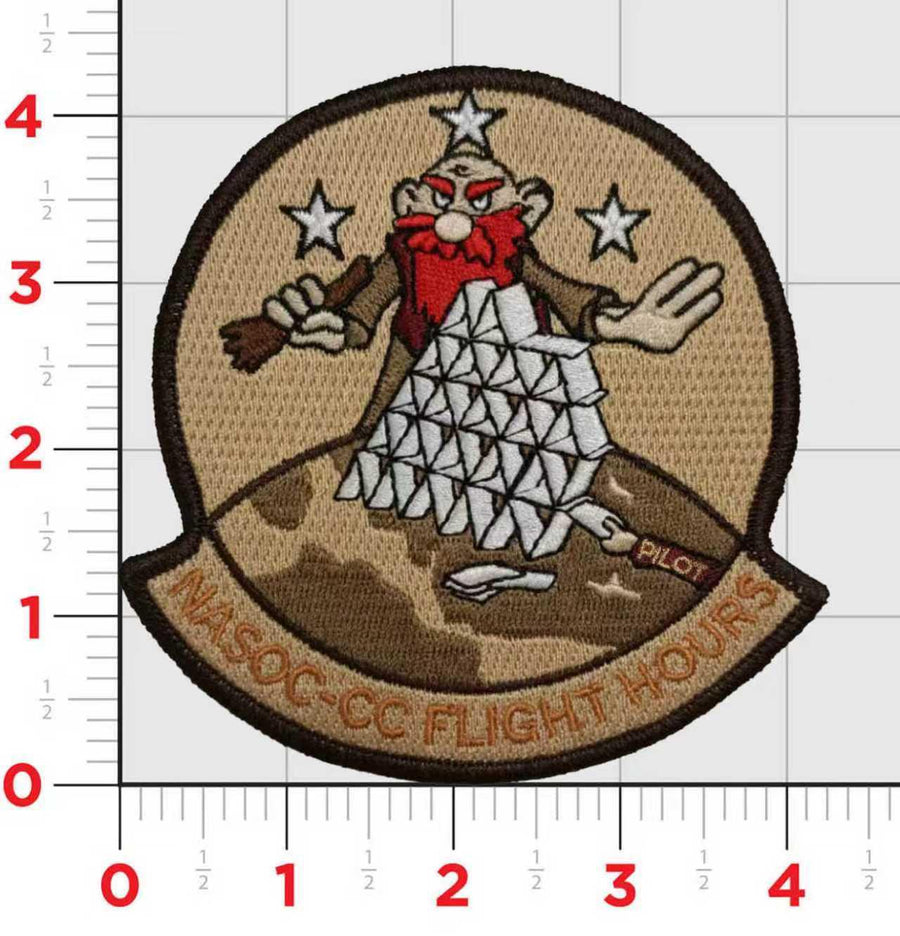 Official NASOC Corpus Christi Flight Hours House of Cards Patch (CBP)