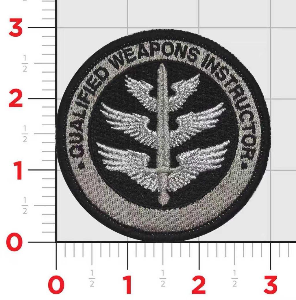 Official Royal Air Force Qualified Weapons Instructor Patch