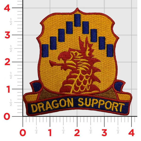 Official 601st ASB Air Assault Battalion Dragon Support Patch
