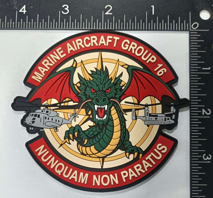 Official Marine Aircraft Group MAG-16 PVC Patch