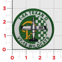 Official VT-10 Wildcats T-6 Texan II Shoulder Patches