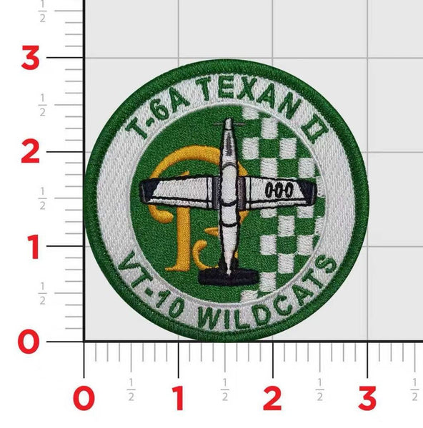 Official VT-10 Wildcats T-6 Texan II Shoulder Patches