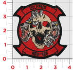 Official HMH-466 Wolfpack Skull Patch