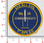 Official 1st RPV RQ-2A See All Evil Shoulder Patch