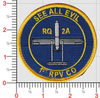 Official 1st RPV RQ-2A See All Evil Shoulder Patch