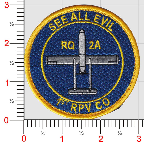 Official 1st RPV RQ-2A See All Evil Shoulder Patch