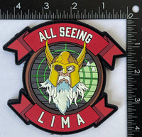 Official Marine Aviation Control Squadron MACS-1 Company L All Seeing Lima PVC Patch