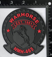 Official HMH-465 Warhorse Maintenance PVC Patch