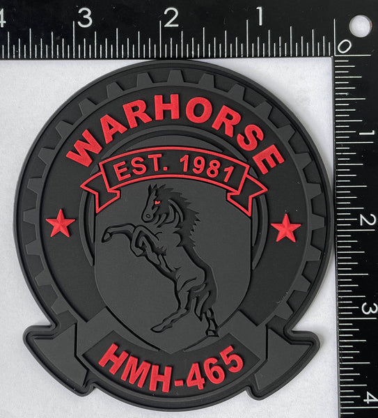 Official HMH-465 Warhorse Maintenance PVC Patch