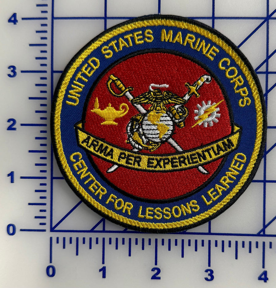 Officially Licensed USMC Center for Lessons Learned Patch