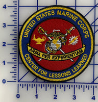 Officially Licensed USMC Center for Lessons Learned Patch