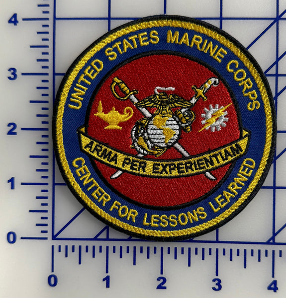Officially Licensed USMC Center for Lessons Learned Patch