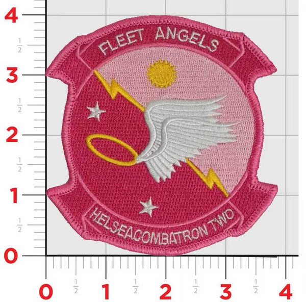 Official HSC-2 Fleet Angels Cancer Awareness Command Patch