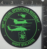 US Army 160th Special Operations Regiment SOAR Night Stalkers PVC Glow Patch