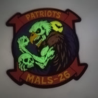 Official MALS-26 Patriots Halloween PVC Patch