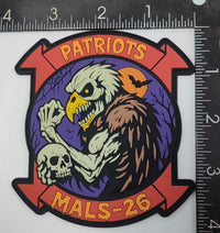 Official MALS-26 Patriots Halloween PVC Patch
