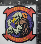 Official MALS-26 Patriots Halloween PVC Patch