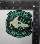 Official HSM-74 Swamp Fox Halloween Mummy Fox Patches