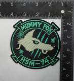 Official HSM-74 Swamp Fox Halloween Mummy Fox Patches