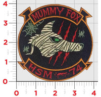 Official HSM-74 Swamp Fox Halloween Mummy Fox Patches