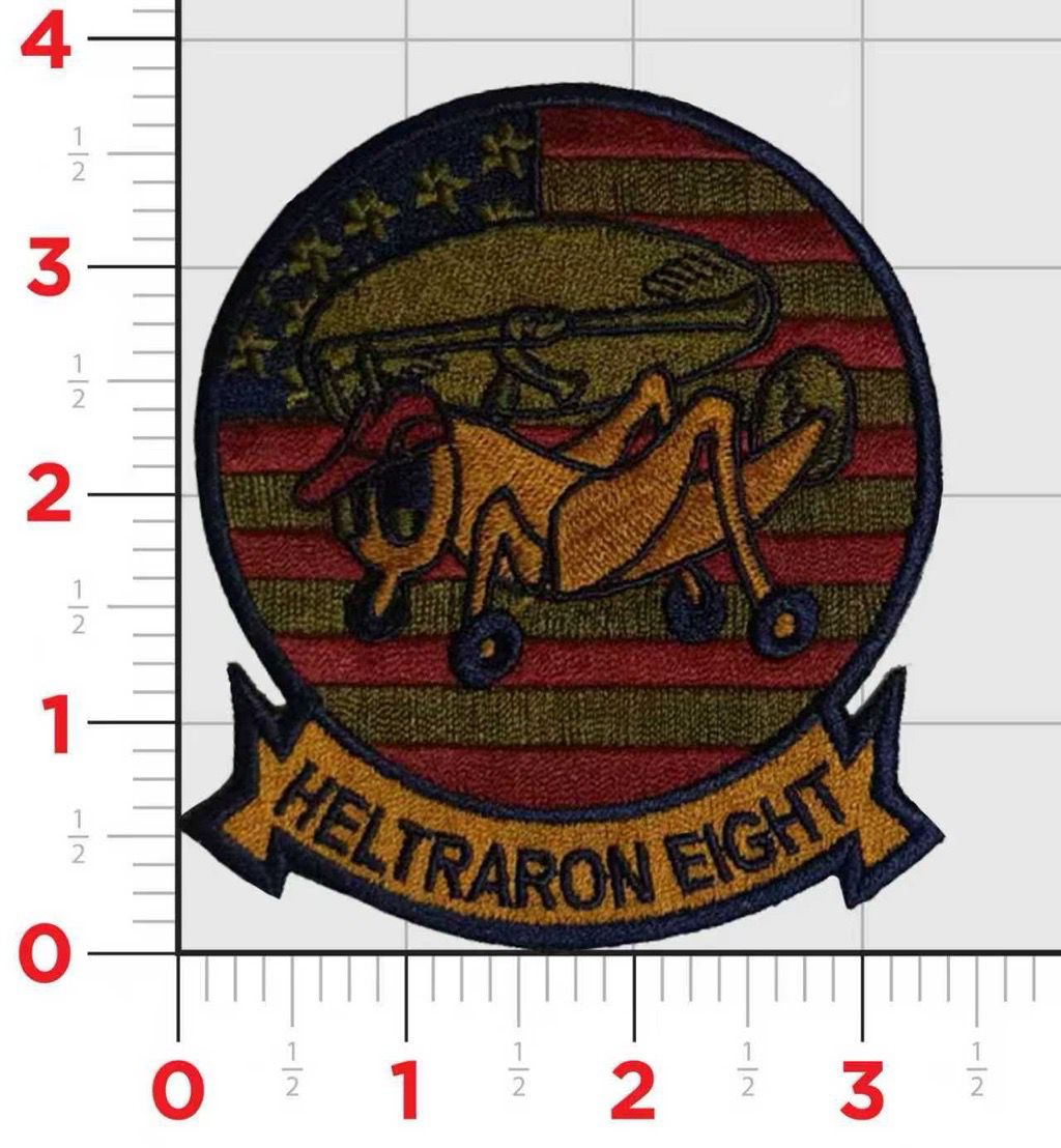 Officially Licensed US Navy HT-8 Eightballers Grasshopper Throwback Patch