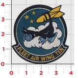 Officially Licensed US Navy Fleet Air Wing 10 Throwback Patches