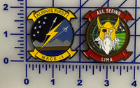 Officially Licensed USMC MACS-1 All Seeing Lima Company Coin