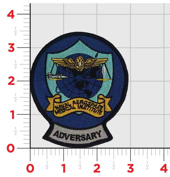 Official US Naval Aerospace Medical Institute Adversary Patch