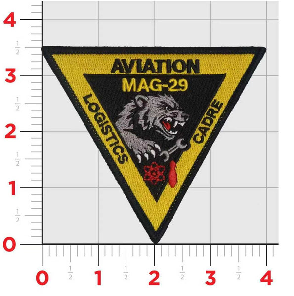Official USMC MAG-29 Logistics Cadre Patch
