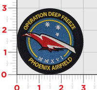 Official Antarctica Operation Deep Freeze McMurdo Station and Williams Field Patches