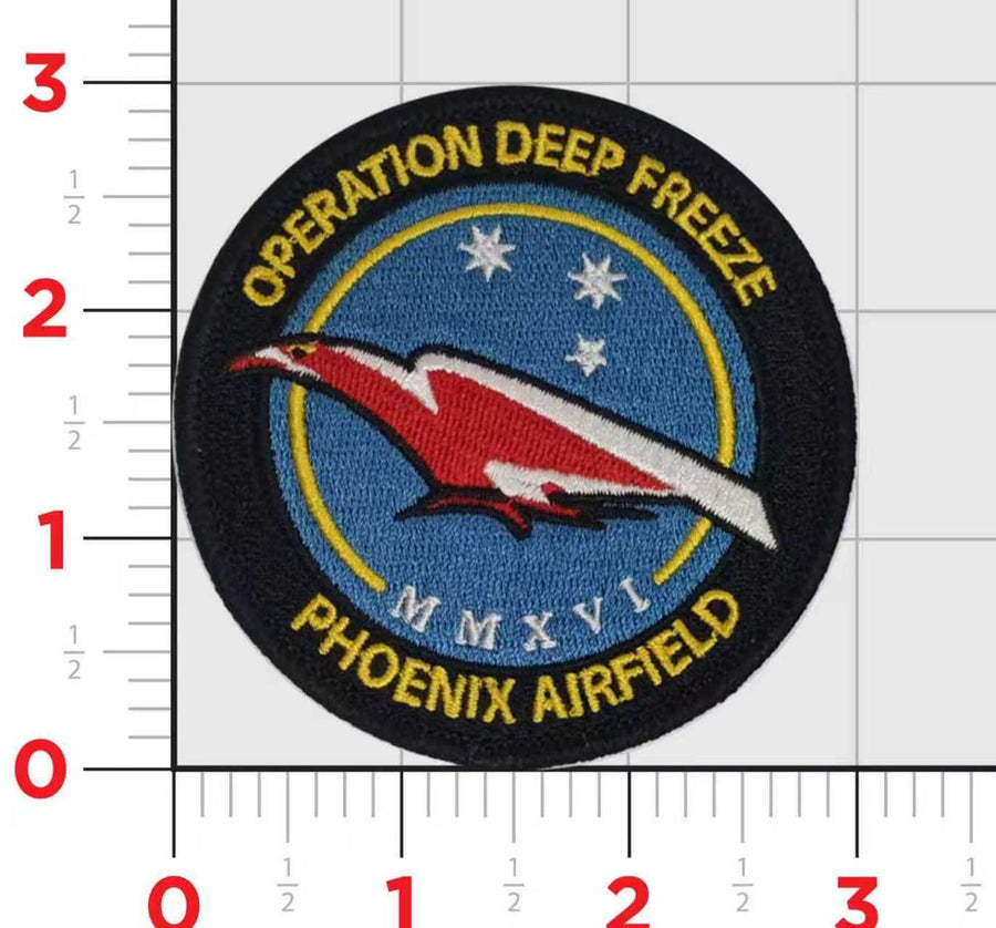 Official Antarctica Operation Deep Freeze McMurdo Station and Williams Field Patches