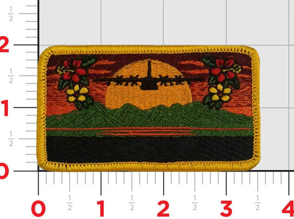 Official VMGR-153 Hercules Island Flag Patches
