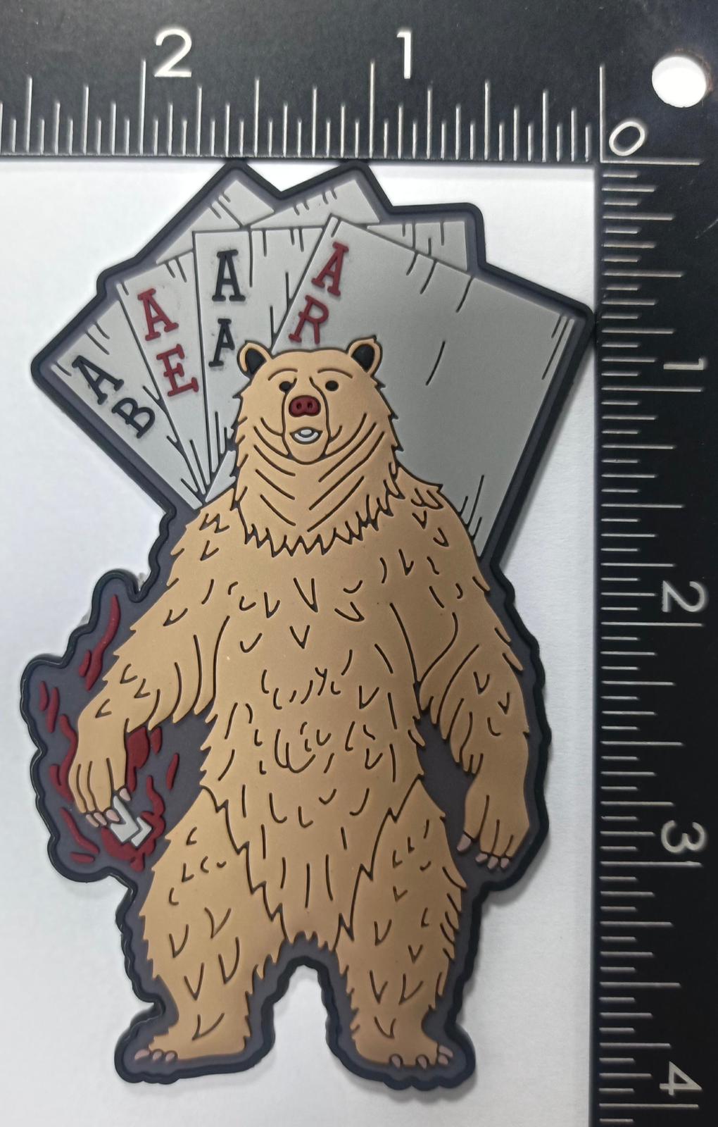 Official VAW-124 Bear Aces PVC Shoulder Patch